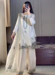 RICH LOOK SO SILK EMBROIDERY WORK TOP PATIYALA WITH DUPATTA FESTIVE WEAR WHOLESALE PRICE ETHNIC GARMENT (2)