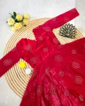 RICH LOOK SPACE SILK BEADS SEQUENCE WORK GOWN FESTIVE WEAR WHOLESALE PRICE ETHNIC GARMENT (6)