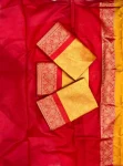 TRENDING BANARASI LICHI SILK JACQUARD WORK SAREE WITH UNSTITCHED BLOUSE FESTIVE WEAR WHOLESALE PRICE ETHNIC GARMENT (3)