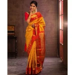 TRENDING BANARASI LICHI SILK JACQUARD WORK SAREE WITH UNSTITCHED BLOUSE FESTIVE WEAR WHOLESALE PRICE ETHNIC GARMENT (3)