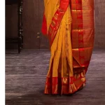 TRENDING BANARASI LICHI SILK JACQUARD WORK SAREE WITH UNSTITCHED BLOUSE FESTIVE WEAR WHOLESALE PRICE ETHNIC GARMENT (3)