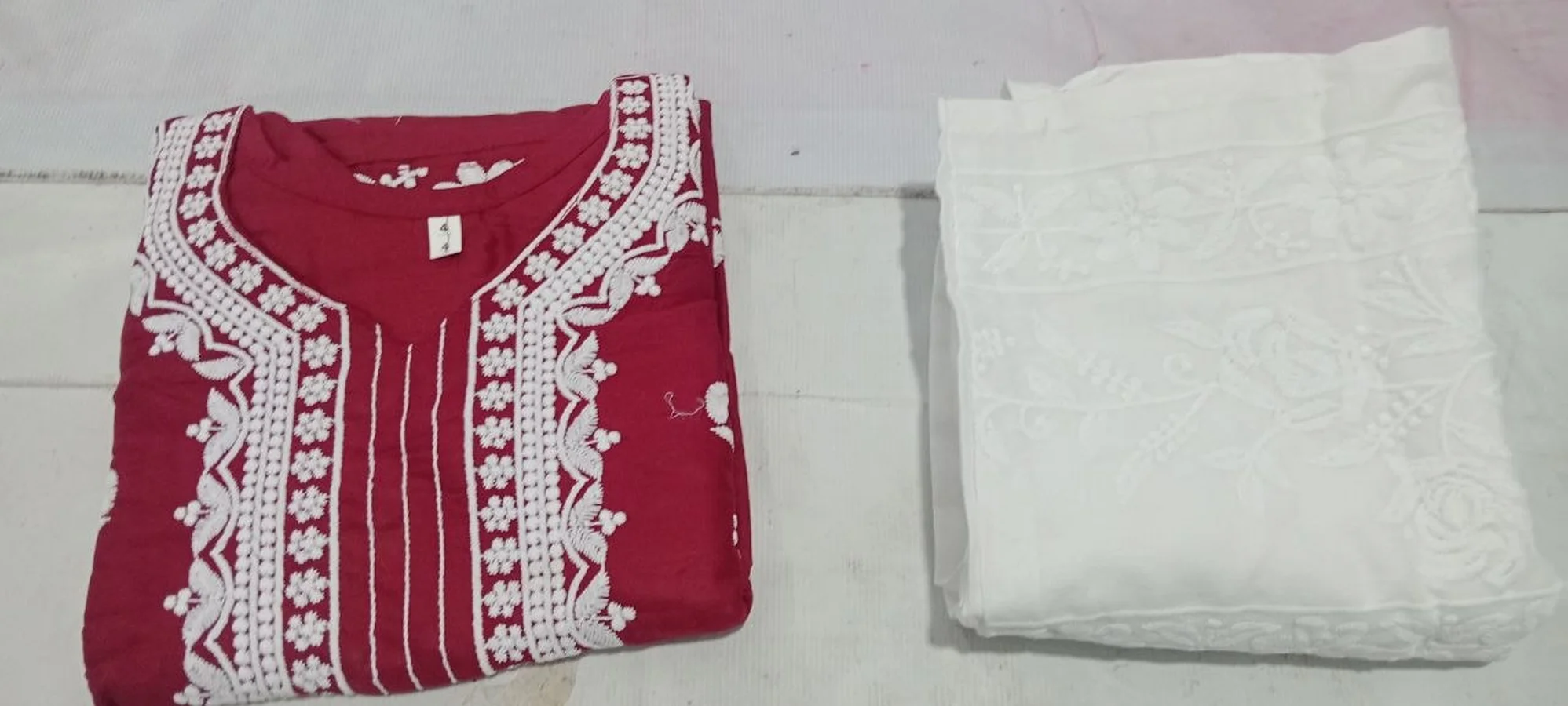 TRENDING COTTON EMBROIDERY WORK TOP BOTTOM SET DAILY WEAR WHOLESALE PRICE ETHNIC GARMENT (15)
