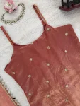 TRENDING FENDY SILK THREAD WITH SEQUENCE WITH REAL MIRROR WITH READYMADE LACE BORDER WORK TOP PALAZZO WITH DUPATTA FESTIVE WEAR WHOLESALE PRICE ETHNIC GARMENT (3)