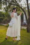 TRENDING GEORGETTE SEQUENCE WITH EMBROIDERY WORK GOWN BOTTOM WITH DUPATTA FESTIVE WEAR WHOLESALE PRICE ETHNIC GARMENT (5)