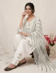 TRENDING JAPAN SATIN EMBROIDERY SEQUENCE WORK TOP PATIYALA WITH DUPATTA FESTIVE WEAR WHOLESALE PRICE ETHNIC GARMENT (8)