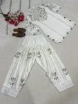 TRENDING JAPAN SATIN EMBROIDERY SEQUENCE WORK TOP PATIYALA WITH DUPATTA FESTIVE WEAR WHOLESALE PRICE ETHNIC GARMENT (8)