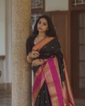 TRENDING LICHI SILK JACQUARD WORK SAREE WITH UNSTITCHED BLOUSE DAILY WEAR WHOLESALE PRICE ETHNIC GARMENT (4)