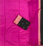 TRENDING LICHI SILK JACQUARD WORK SAREE WITH UNSTITCHED BLOUSE DAILY WEAR WHOLESALE PRICE ETHNIC GARMENT (4)
