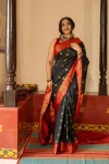 TRENDING LICHI SILK JACQUARD WORK SAREE WITH UNSTITCHED BLOUSE FESTIVE WEAR WHOLESALE PRICE ETHNIC GARMENT (12)
