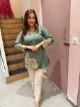 TRENDING MUL COTTON EMBROIDERY WORK CO-ORD SET FESTIVE WEAR WHOLESALE PRICE ETHNIC GARMENT (6)