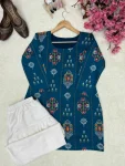 TRENDING MUSLIN COTTON DIGITAL PRINTED WORK CO-ORD SET DAILY WEAR WHOLESALE PRICE ETHNIC GARMENT (3)