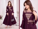TRENDING MUSLIN EMBROIDERY WOEK GOWN FESTIVE WEAR WHOLESALE PRICE ETHNIC GARMENT (3)