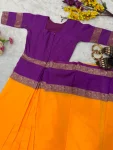 TRENDING MYSORE SILK JACQUARD WORK GOWN SAREE FESTIVE WEAR WHOLESALE PRICE ETHNIC GARMENT (2)