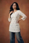 TRENDING RAYON FOIL PRINTED WORK ONLY TOP CASUAL WEAR WHOLESALE PRICE ETHNIC GARMENT (3)