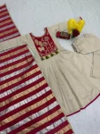 TRENDING ROMAN EMBROIDERY WORK TOP BOTTOM WITH DUPATTA FESTIVE WEAR WHOLESALE PRICE ETHNIC GARMENT (2)