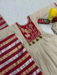 TRENDING ROMAN EMBROIDERY WORK TOP BOTTOM WITH DUPATTA FESTIVE WEAR WHOLESALE PRICE ETHNIC GARMENT (2)