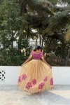 TRENDING SOFT SILK FLORAL PRINTED WORK GOWN FESTIVE WEAR WHOLESALE PRICE ETHNIC GARMENT (3)