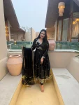 TRENDING VICHITRA SILK SEQUENCE AND EMBROIDERY WORK GOWN BOTTOM WITH DUPATTA PARTY WEAR WHOLESALE PRICE ETHNIC GARMENT (3)