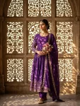 10DESIGNER VICHITRA SILK EMBROIDERY 5 MM SEQUENCE WORK GOWN BOTTOM WITH DUPATTA WEDDING WEAR WHOLESALE PRICE ETHNIC GARMENT (13)