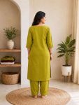 10MODERN COTTON EMBROIDERY WORK TOP PENT SET FESTIVE WEAR WHOLESALE PRICE ETHNIC GARMENT (39)