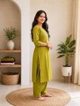 10MODERN COTTON EMBROIDERY WORK TOP PENT SET FESTIVE WEAR WHOLESALE PRICE ETHNIC GARMENT (39)