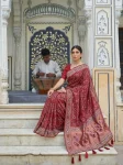 11DESIGNER KHADI GEORGETTE WEAVING WITH PIPING BORDER WORK SAREE WITH UNSTITCHED BLOUSE WEDDING WEAR WHOLESALE PRICE ETHNIC GARMENT (14)