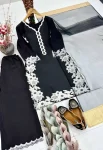 11DESIGNER NATURAL SILK EMBROIDRY WORK WITH HEAVY PERAL MOTI HAND WORK TOP PALAZZO WITH DUPATTA FESTIVE WEAR WHOLESALE PRICE ETHNIC GARMENT (12)