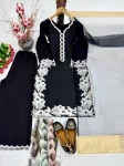 11DESIGNER NATURAL SILK EMBROIDRY WORK WITH HEAVY PERAL MOTI HAND WORK TOP PALAZZO WITH DUPATTA FESTIVE WEAR WHOLESALE PRICE ETHNIC GARMENT (12)
