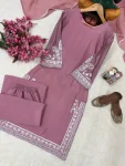 11MODERN CHINON SILK THREAD EMBROIDERY WORK TOP PALAZZO WITH DUPATTA FESTIVE WEAR WHOLESALE PRICE ETHNIC GARMENT (18)