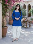 11MODERN COTTON BANDHEJ PRINT WORK TOP PATIYALA SET DAILY WEAR WHOLESALE PRICE ETHNIC GARMENT (2)