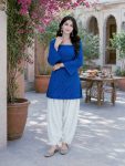 11MODERN COTTON BANDHEJ PRINT WORK TOP PATIYALA SET DAILY WEAR WHOLESALE PRICE ETHNIC GARMENT (2)