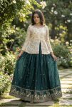 11MODERN FENDY SILK PIPE & ZARI EMBROIDERED WORK LEHENGA CHOLI SET FESTIVE WEAR WHOLESALE PRICE ETHNIC GARMENT (12)