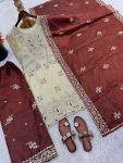 11MODERN GMY SILK EMBROIDERY SEQUENCE WORK TOP PALAZZO WITH DUPATTA FESTIVE WEAR WHOLESALE PRICE ETHNIC GARMENT (13)