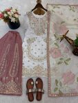 12DESIGNER GMY SILK EMBROIDERY SEQUENCE WORK TOP PALAZZO WITH DUPATTA FESTIVE WEAR WHOLESALE PRICE ETHNIC GARMENT (19)