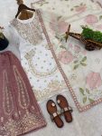 12DESIGNER GMY SILK EMBROIDERY SEQUENCE WORK TOP PALAZZO WITH DUPATTA FESTIVE WEAR WHOLESALE PRICE ETHNIC GARMENT (19)