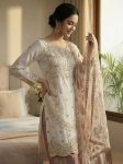 12DESIGNER GMY SILK EMBROIDERY SEQUENCE WORK TOP PALAZZO WITH DUPATTA FESTIVE WEAR WHOLESALE PRICE ETHNIC GARMENT (19)