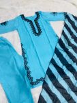12RICH LOOK GEORGETTE EMBROIDERY WORK TOP BOTTOM WITH DUPATTA FESTIVE WEAR WHOLESALE PRICE ETHNIC GARMENT (2)