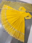 13DESIGNER GEORGETTE EMBROIDERY SEQUENCE WORK GOWN WITH DUPATTA FESTIVE WEAR WHOLESALE PRICE ETHNIC GARMENT (14)