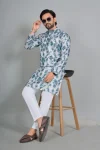 13RICH LOOK RAYON DIGITAL PRINT WORK MEN’S KURTA PAYJAMA FESTIVE WEAR WHOLESALE PRICE ETHNIC GARMENT (3)