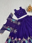 14RICH LOOK VICHITRA EMBROIDERY THREAD WORK LEHENGA CHOLI WITH KOTI WEDDING WEAR WHOLESALE PRICE ETHNIC GARMENT (12)