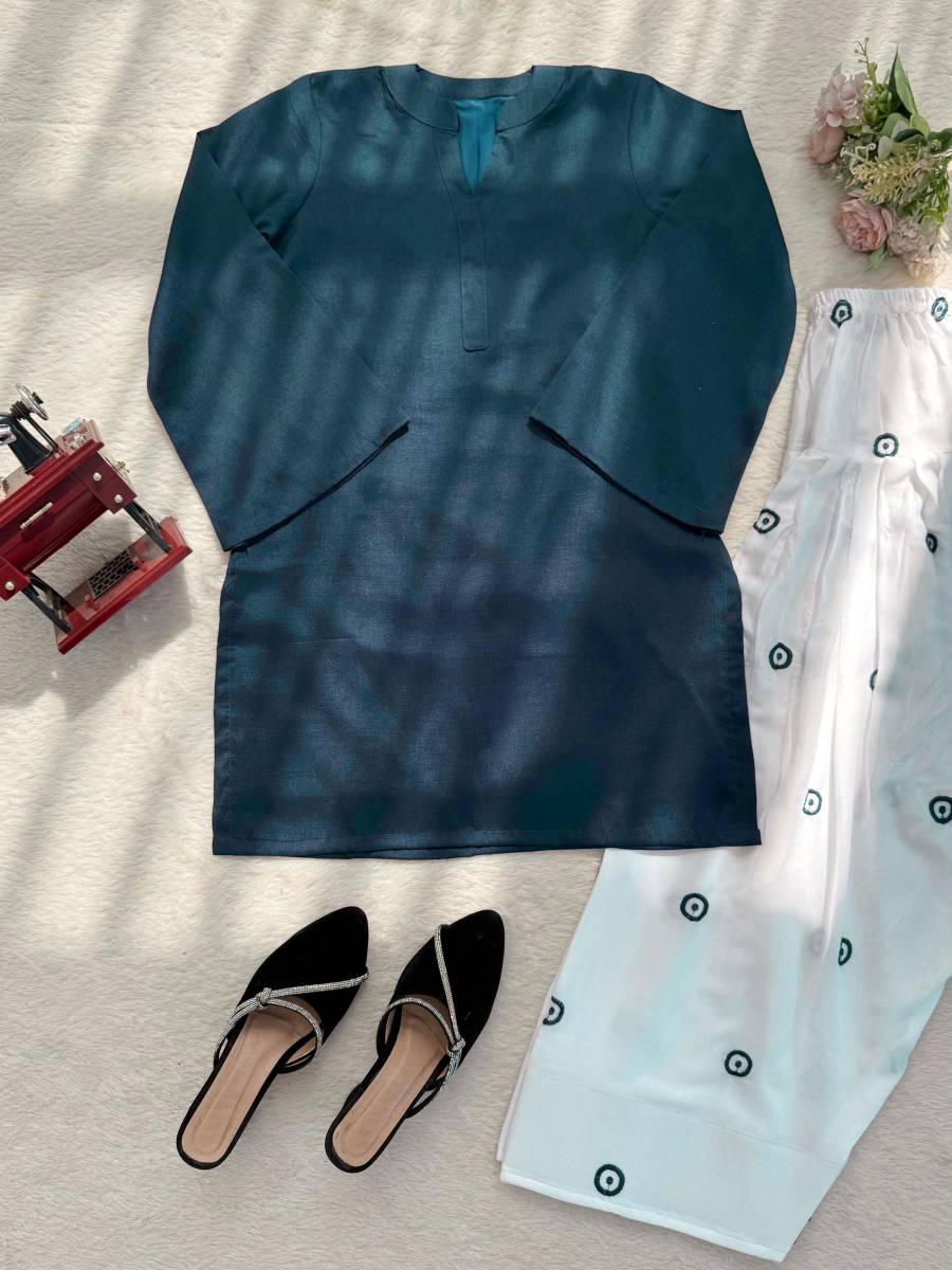 14TRENDING RAYON PLAIN TOP WITH THREAD WORK PATIYALA DAILY WEAR WHOLESALE PRICE ETHNIC GARMENT (6)