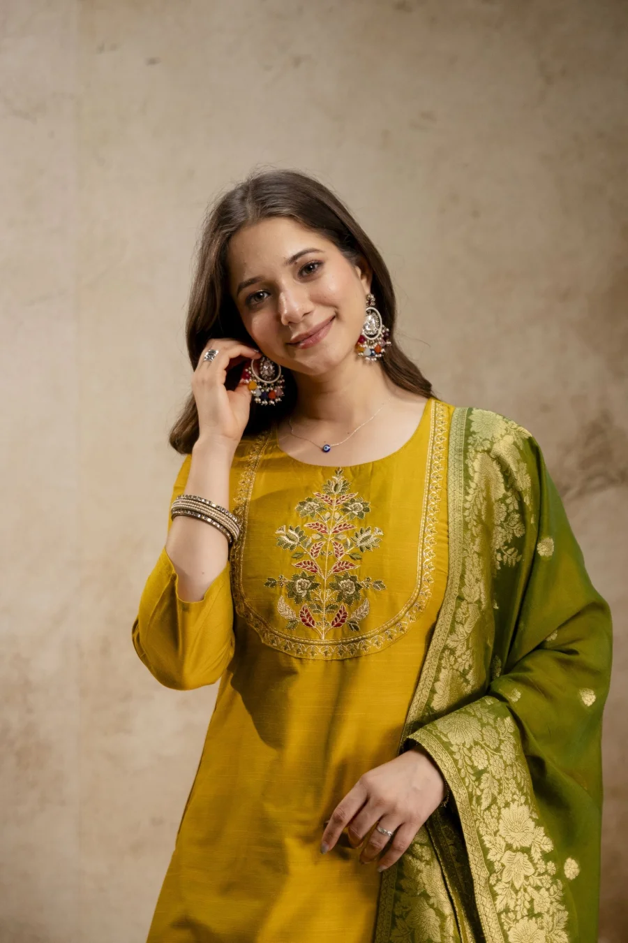 15MODERN VETICAN SEQUENCE CODING EMBROIDERY WORK TOP BOTTOM WITH DUPATTA FESTIVE WEAR WHOLESALE PRICE ETHNIC GARMENT (20)