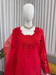 18NEW ARRIVAL NATURAL CREPE THREAD WITH SEQUENCE WORK TOP PATIYALA WITH DUPATTA FESTIVE WEAR WHOLESALE PRICE ETHNIC GARMENT (31)