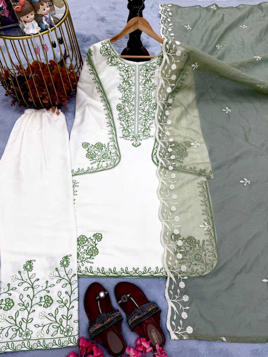 1DESIGNER ROMAN GLASS EMBROIDERY THREAD WORK TOP PALAZZO WITH DUPATTA FESTIVE WEAR WHOLESALE PRICE ETHNIC GARMENT (25)