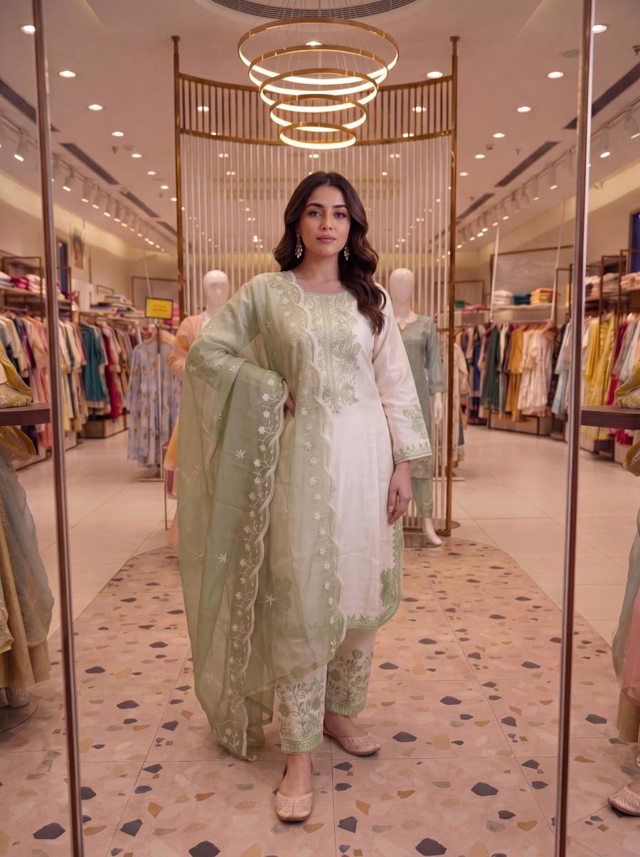1DESIGNER ROMAN GLASS EMBROIDERY THREAD WORK TOP PALAZZO WITH DUPATTA FESTIVE WEAR WHOLESALE PRICE ETHNIC GARMENT (27)