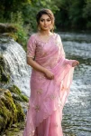 1DESIGNER SPACE SILK EMBROIDERY BEADS WORK HEAVY BUTTA WITH TONE ARC WORK SAREE WITH STITCHED BLOUSE WEDDING WEAR WHOLESALE PRICE ETHNIC GARMENT (7)