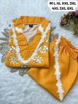 1FANCY BURBERRY SILK HANDWORK CO-ORD SET DAILY WEAR WHOLESALE PRICE ETHNIC GARMENT (3)