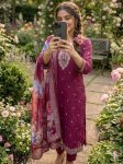 1FANCY COTTON EMBROIDERY WORK TOP BOTTOM WITH DUPATTA FESTIVE WEAR WHOLESALE PRICE ETHNIC GARMENT (9)
