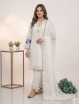 1FANCY MUL CHANDERI SEQUENCE EMBROIDERY WITH CUT WORK TOP PALAZZO WITH DUPATTA FESTIVE WEAR WHOLESALE PRICE ETHNIC GARMENT (35)