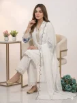 1FANCY MUL CHANDERI SEQUENCE EMBROIDERY WITH CUT WORK TOP PALAZZO WITH DUPATTA FESTIVE WEAR WHOLESALE PRICE ETHNIC GARMENT (35)